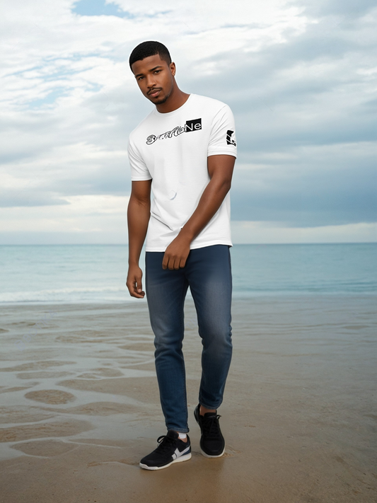 BarcAlone T-shirt White Palm